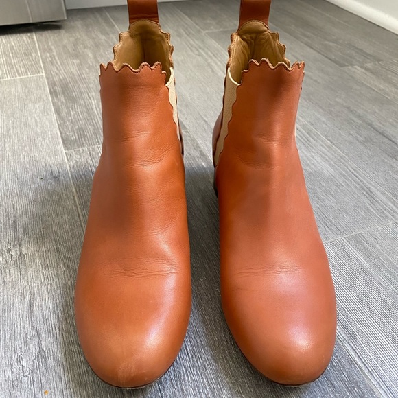 Chloe Camel Leather boots. - Picture 2 of 8